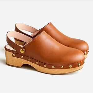 Brand New J. Crew Leather Clog